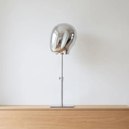 Présentoir à casquette LYKKE™ argent ajustable tête métallique