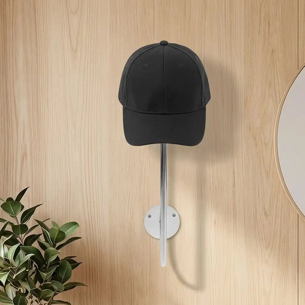 Présentoir à casquette mural LYKKE™ tête champignon en bois massif