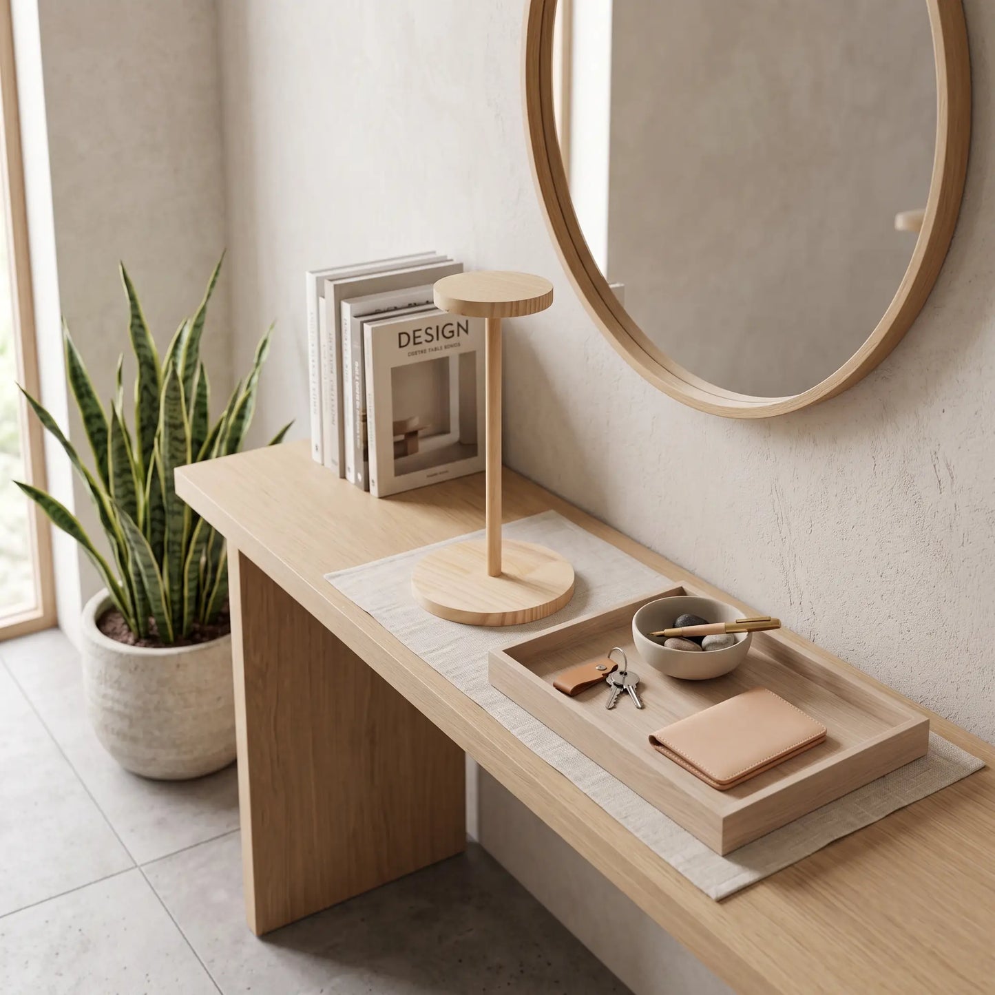 Présentoir à casquette SKOG™ naturel  au design épuré