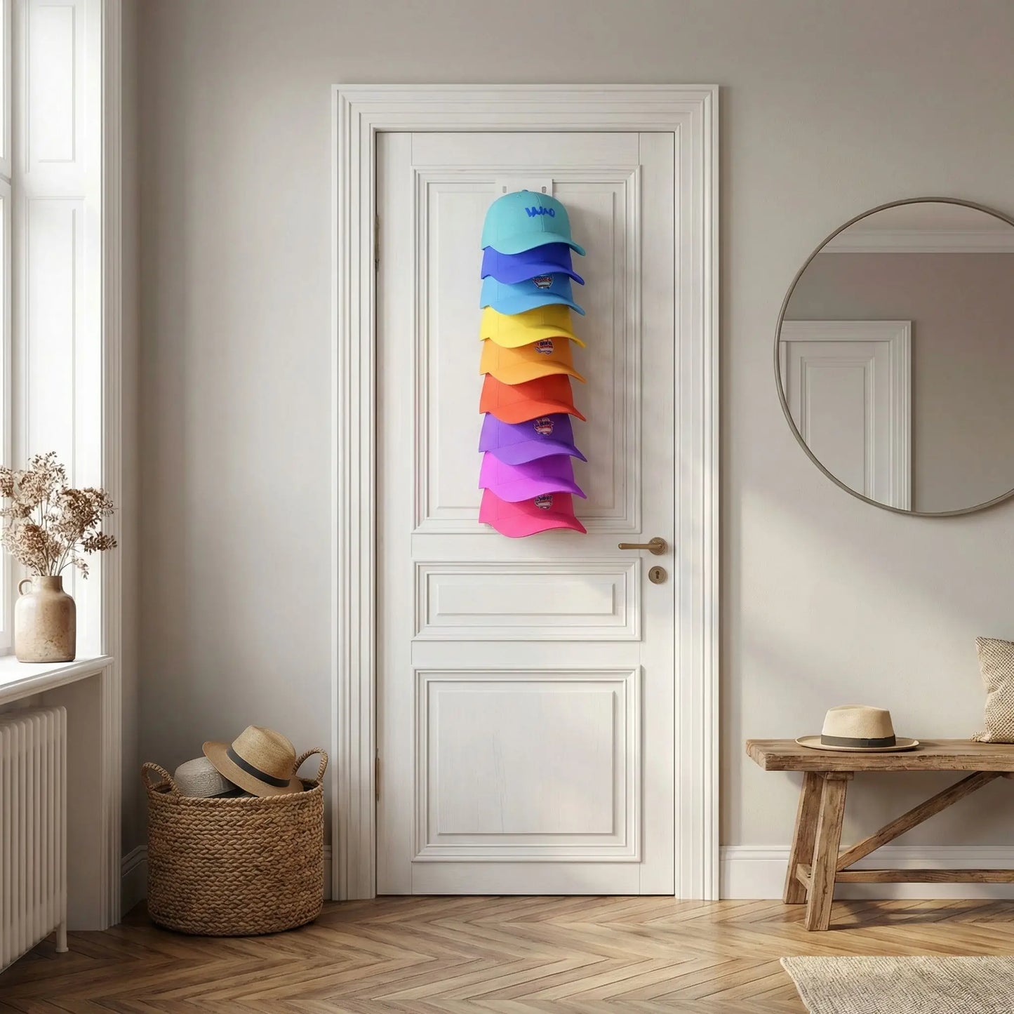 Range casquette dans un studio