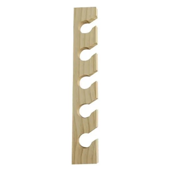 Range-Casquette Mural | Bois 5 Supports L'Exposeur™ - Rangement signature