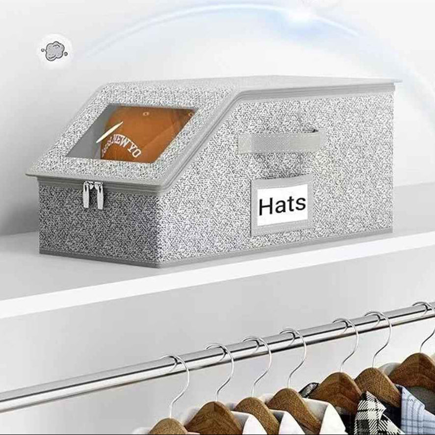 Range casquette protection totale Gris