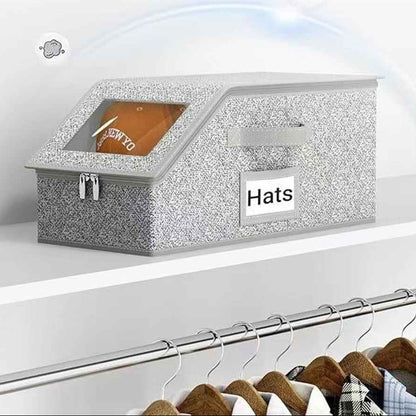 Range casquette protection totale Gris