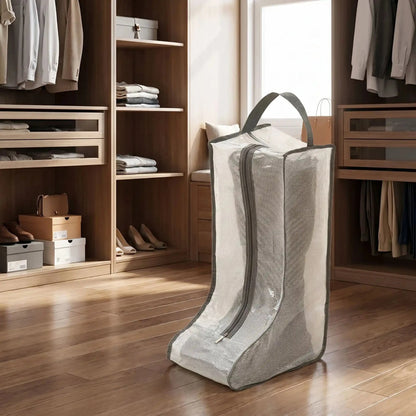 Range Chaussure MeshProtect | Housse de Rangement Transparente Rangement chaussures Rangement signature Gris Bottes 