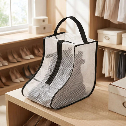 Range Chaussure MeshProtect | Housse de Rangement Transparente Rangement chaussures Rangement signature Noir Bottines 