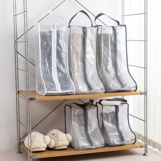 Range Chaussure MeshProtect | Housse de Rangement Transparente Rangement chaussures Rangement signature 