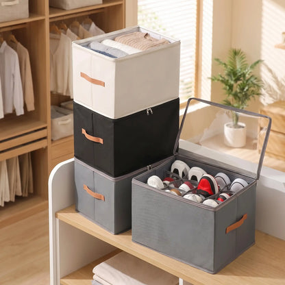 Range chaussures modulable Fjell Shoebox tissu Oxford pour un rangement pratique et resistant