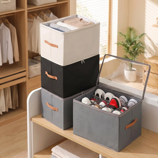 Range chaussures modulable Fjell Shoebox tissu Oxford pour un rangement pratique et resistant