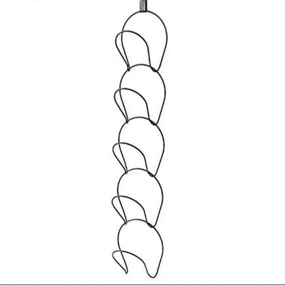 Rangement casquette cintres polyvalents noir