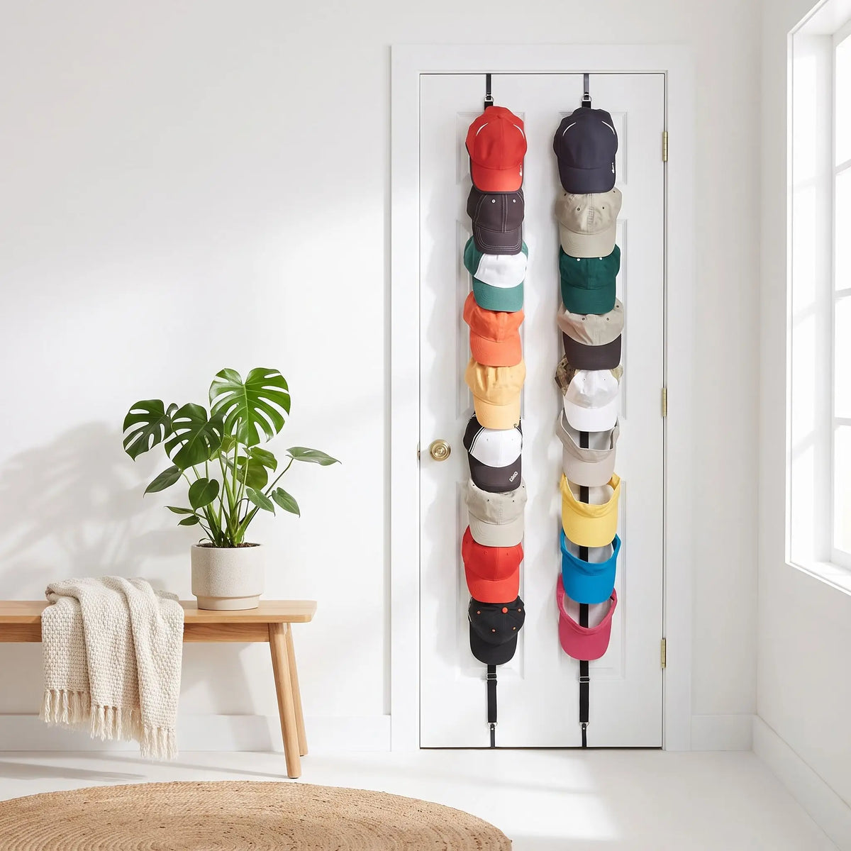 Rangement casquette Fjell bretelle nylon avec structure durable et fixation stable