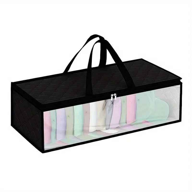Rangement casquette housse de protection transparente noire