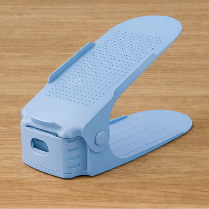 Rangement chaussure FJELL™ réglable en PP haute densité bleu pour entrée organisée et harmonieuse