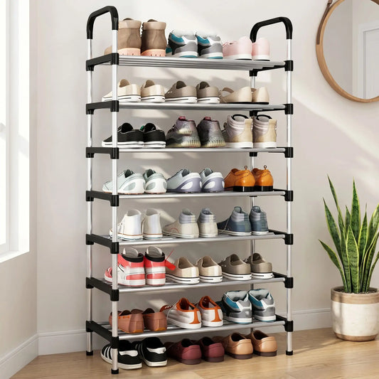 Rangement chaussures 7 niveaux modulable OrganizeHome pour entrée