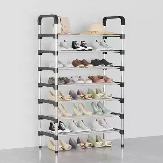 Rangement Chaussures | Étagère Gain de Place - OrganizeHome™ Étagère à chaussures Rangement signature 