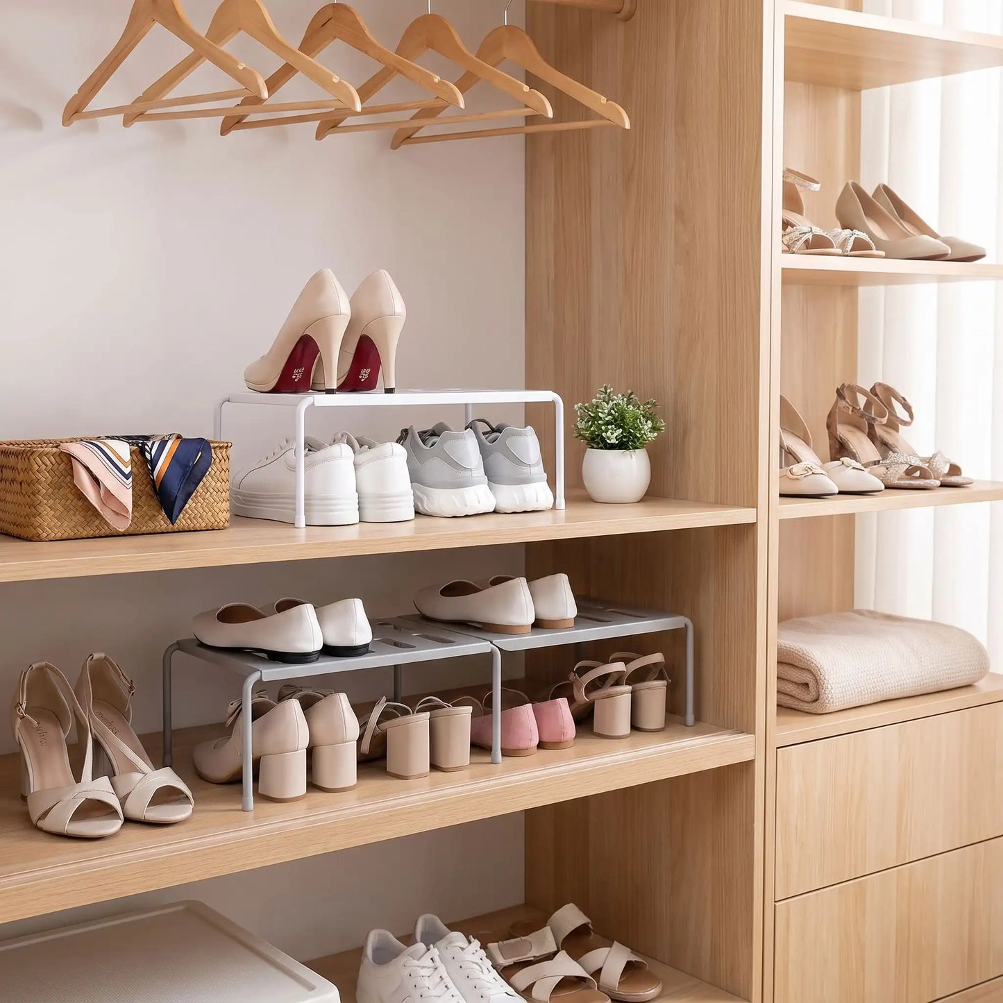Rangement chaussures FJELL™ organisateur extensible et modulaire en PP haute densité pour rangement  pratique