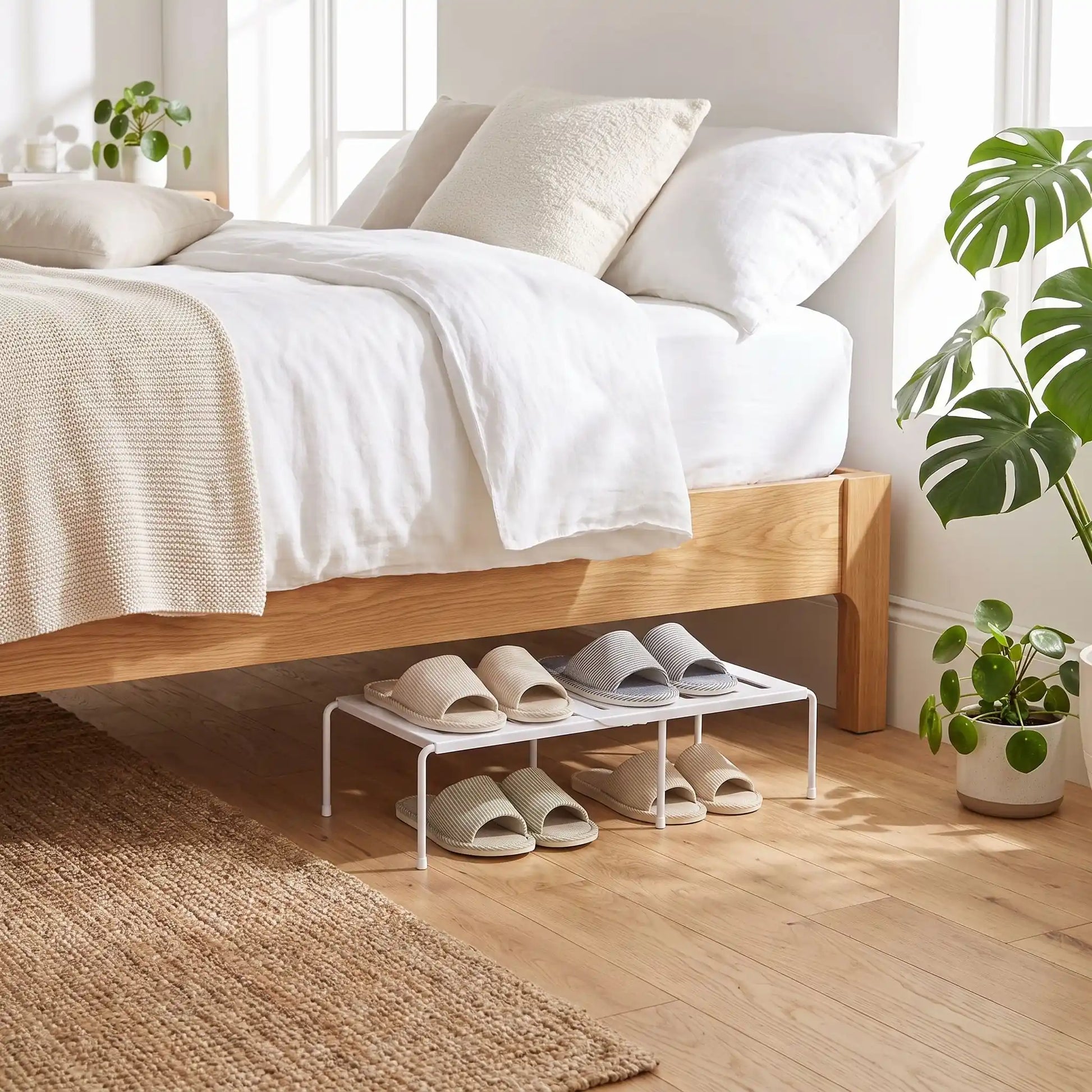 Rangement chaussures FJELL™ organisateur extensible et modulaire en PP haute densité pour entrée harmonieuse et sans encombrement