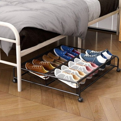 Rangement Chaussures | Modèle Sous Lit à Roulettes Signature™ Rangement chaussures Rangement signature 