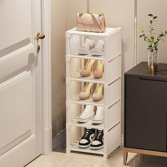 Rangement Chaussures | Modulaire Superposable – Blanc Rangement chaussures Rangement signature 6-Rangées 