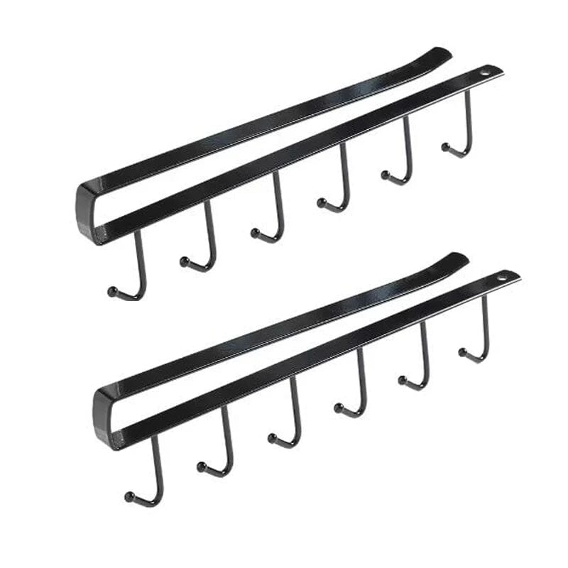 Support casquette en métal Shapemaster, lot de 2 noir 