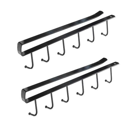 Support casquette en métal Shapemaster, lot de 2 noir 