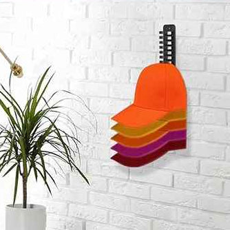 Support casquette mur