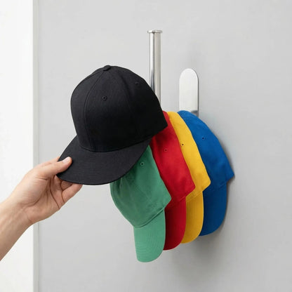 Rangement casquette mural sans perçage acier Norden