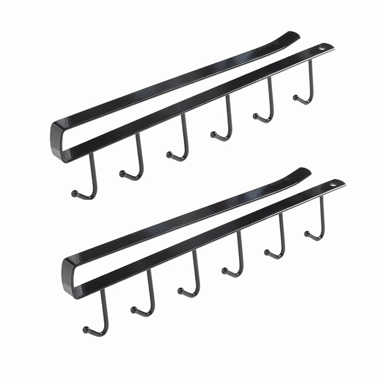 Support casquette NORDEN™ ShapeMaster en métal robuste noir présenté en vue frontale