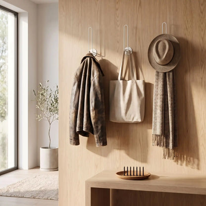 Support casquette NORDEN™ StellarOrganize en métal renforcé blanc présenté en vue frontale