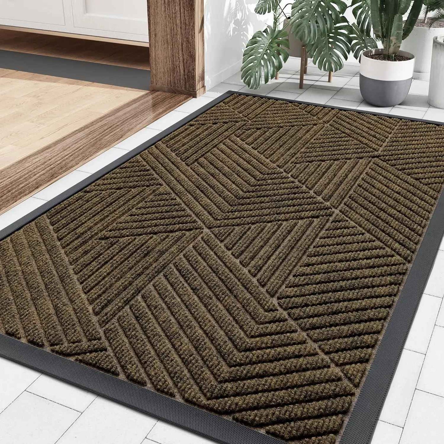 Tapis d'entrée AquaGuard brun