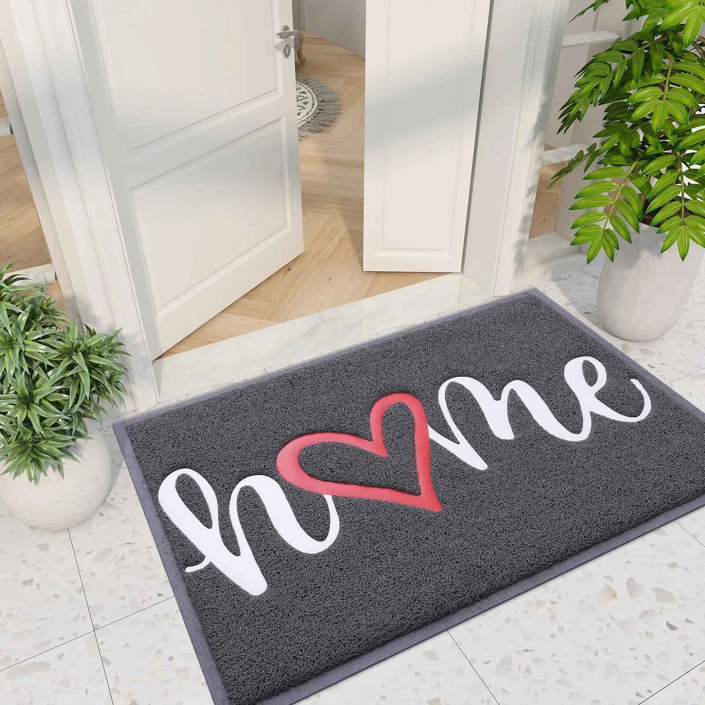Tapis d'entrée AquaStop home gris