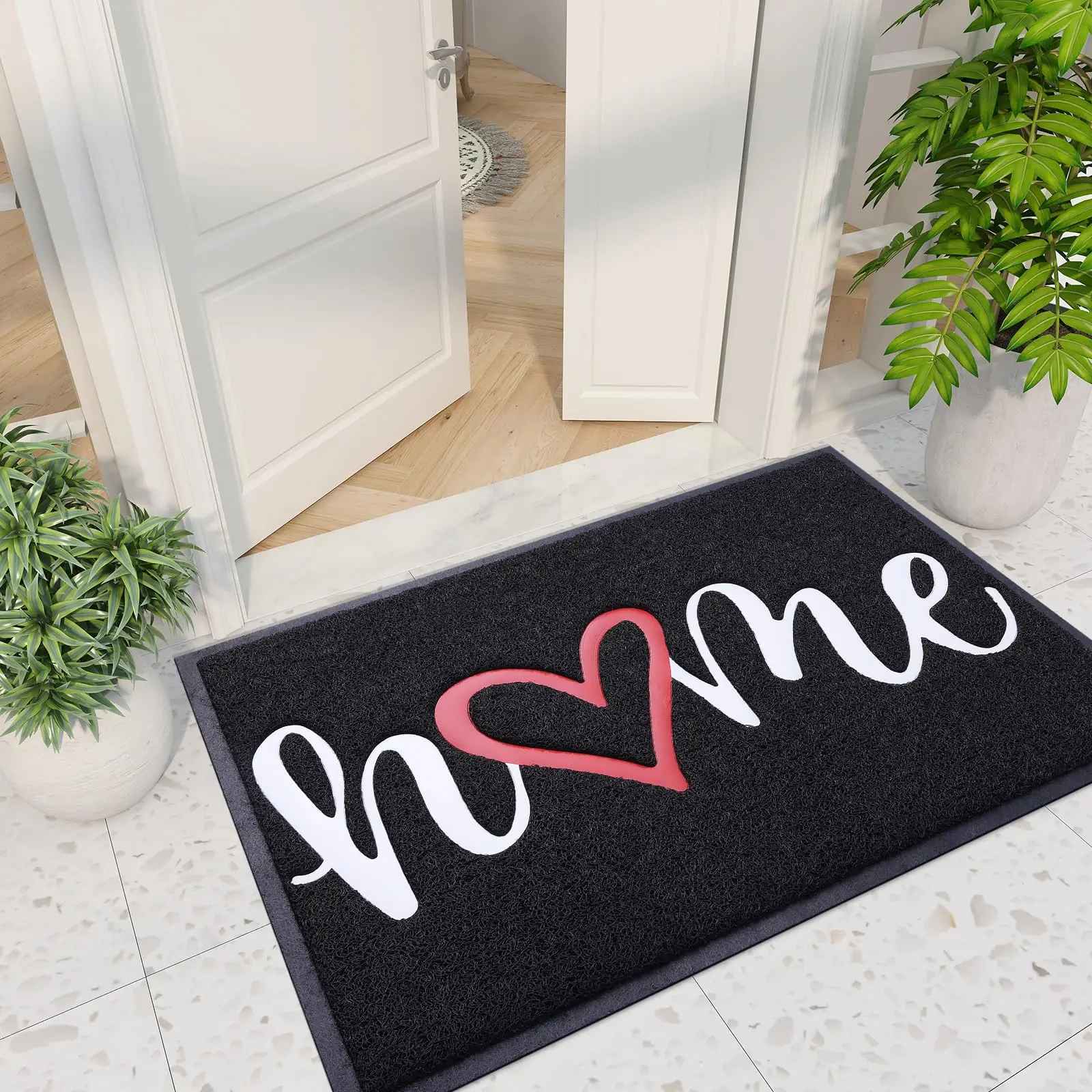 Tapis d'entrée AquaStop home noir