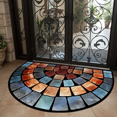 Tapis d entrée artistique