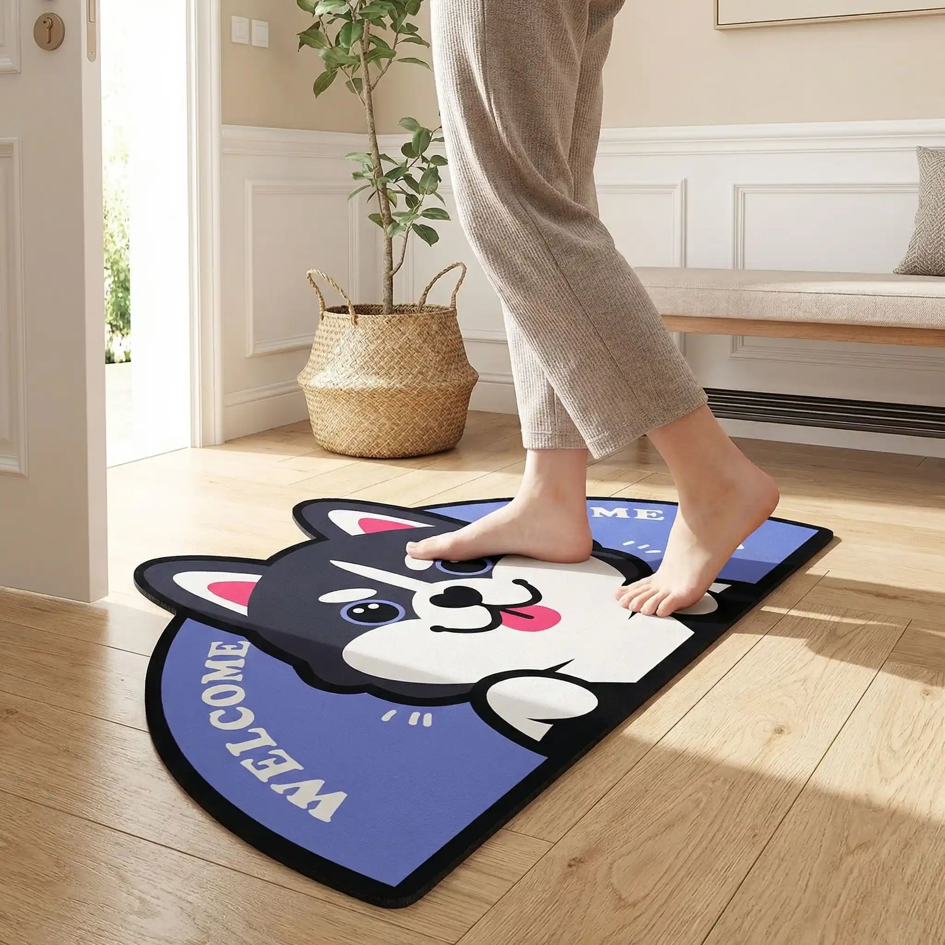 Tapis d'entrée confortable