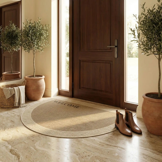 Tapis d'entrée intérieur velours cristal