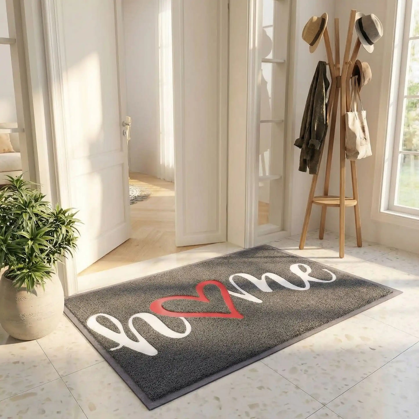 Tapis d'entrée pratique