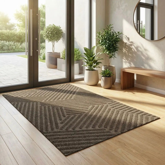 Tapis d’entrée NORDEN™ rainures 3D Pro résistance industrielle en polyester 
