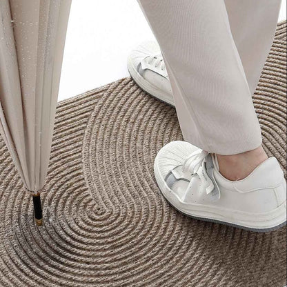 Tapis d entrée | Rainures 3D Motif Cercle - Rangement signature
