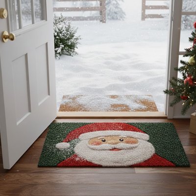 Tapis d'entrée intérieur noel