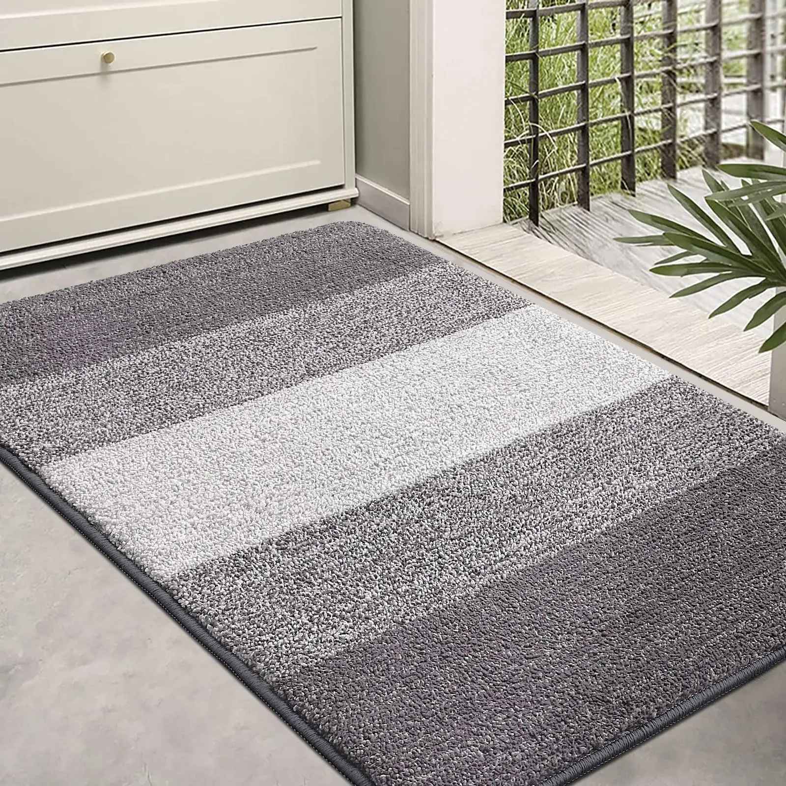 Tapis d'entrée intérieur | SoftStep Microfibre Antidérapante - Rangement signature