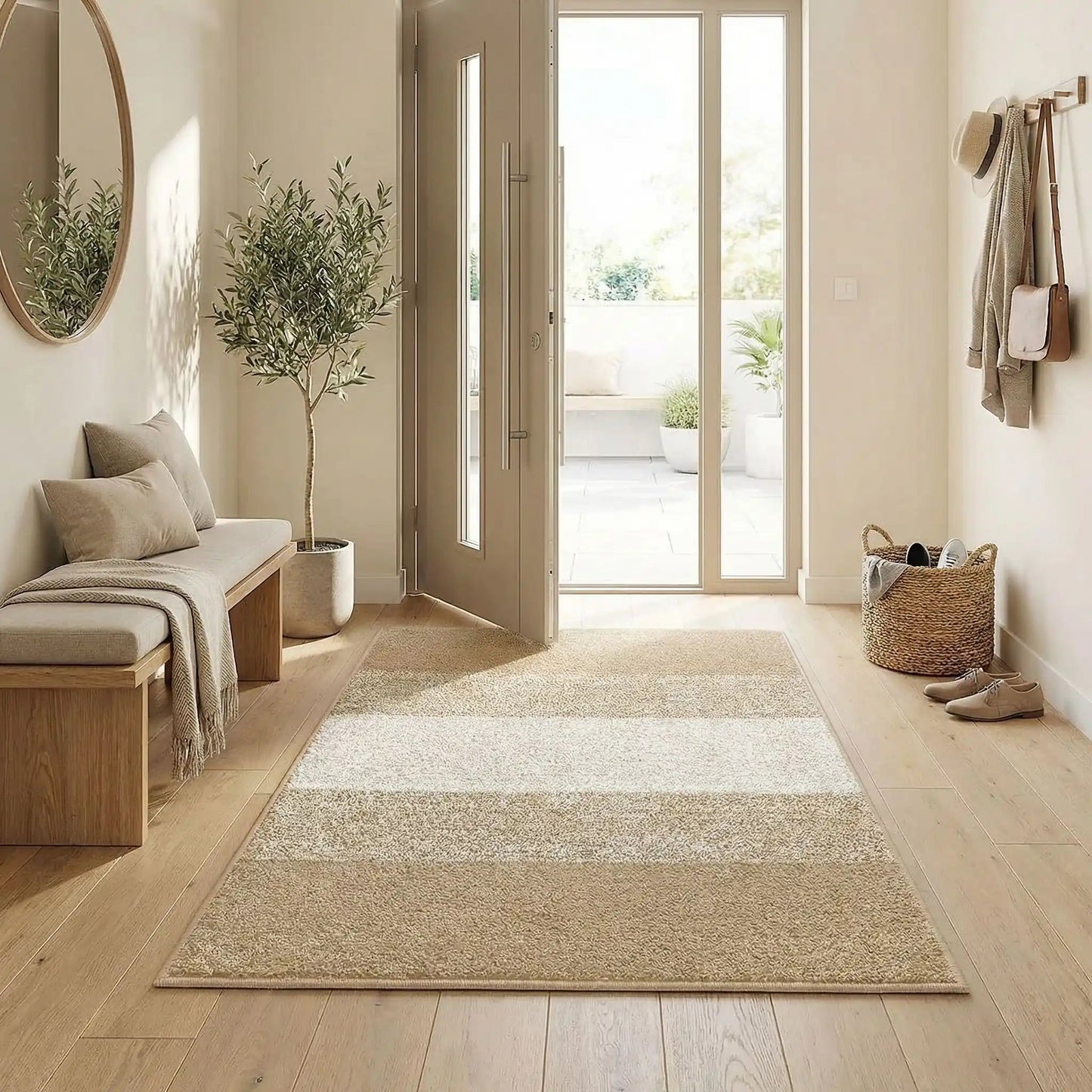 Tapis d'entrée intérieur | SoftStep Microfibre Antidérapante - Rangement signature