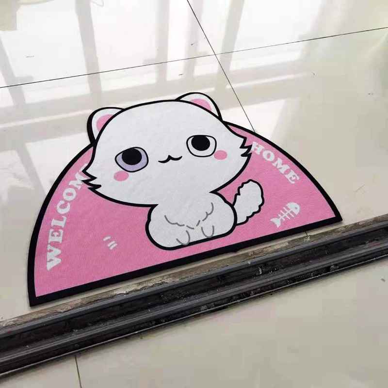 Tapis d'entrée | Motif Chatons - Antidérapant - Rangement signature