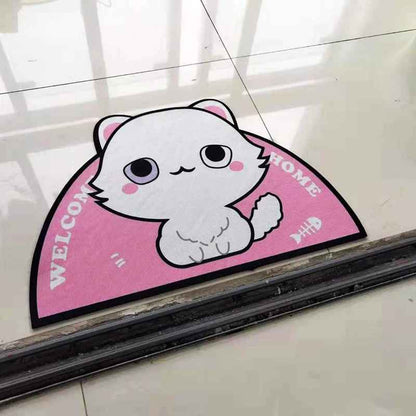 Tapis d'entrée | Motif Chatons - Antidérapant - Rangement signature