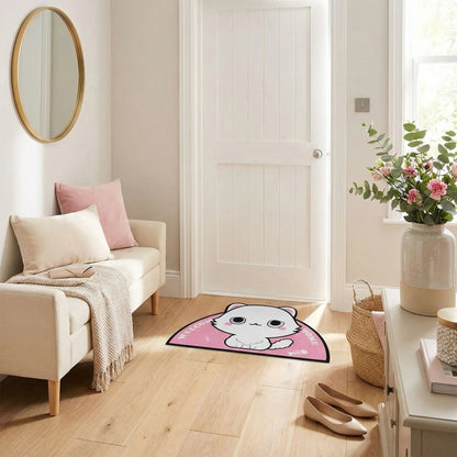 Tapis d'entrée | Motif Chatons - Antidérapant - Rangement signature