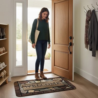Tapis d'entrée | Ultra-Absorbant - Rangement signature