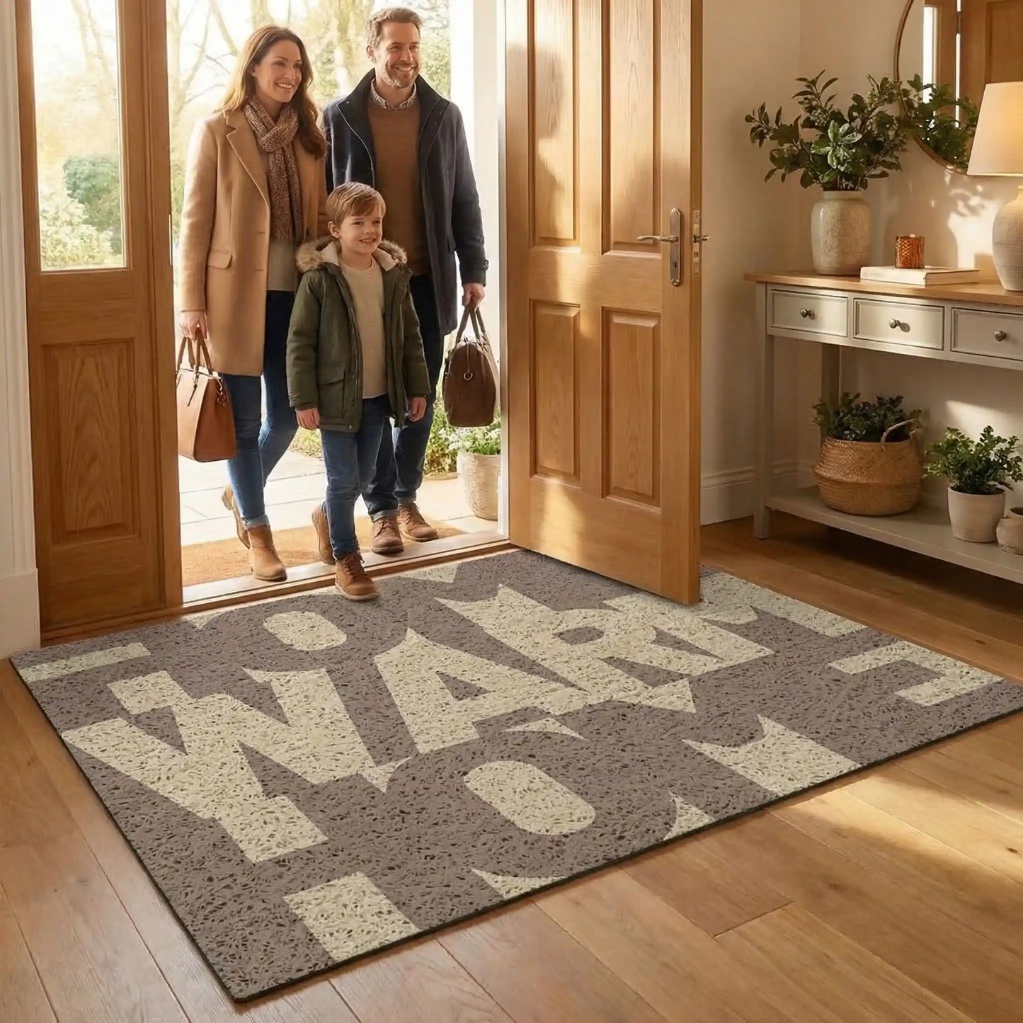 Tapis entree accueillant