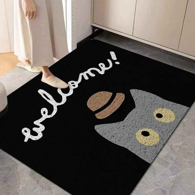 TAPIS ENTREE | CleanGuard™ - Welcome Cat - Rangement signature