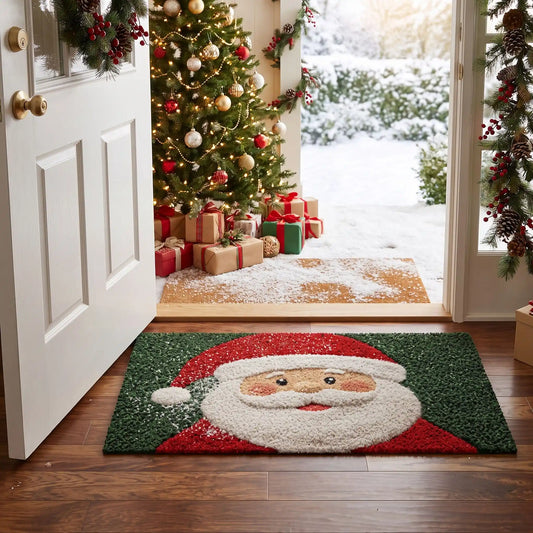 Tapis d’entrée intérieur FJELL™ Père Noël ambiance festive