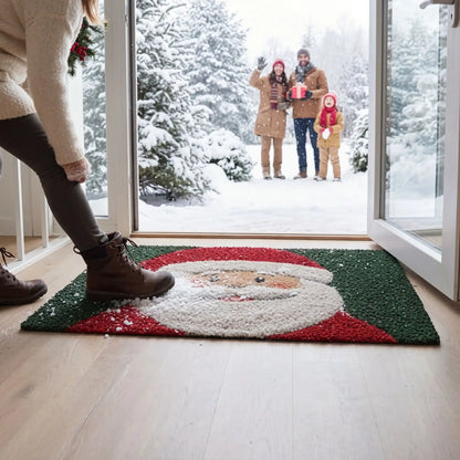 Tapis d’entrée intérieur FJELL™ Père Noël ambiance festive vue detaillee