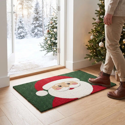 Tapis d’entrée intérieur FJELL™ Père Noël ambiance festive format complet