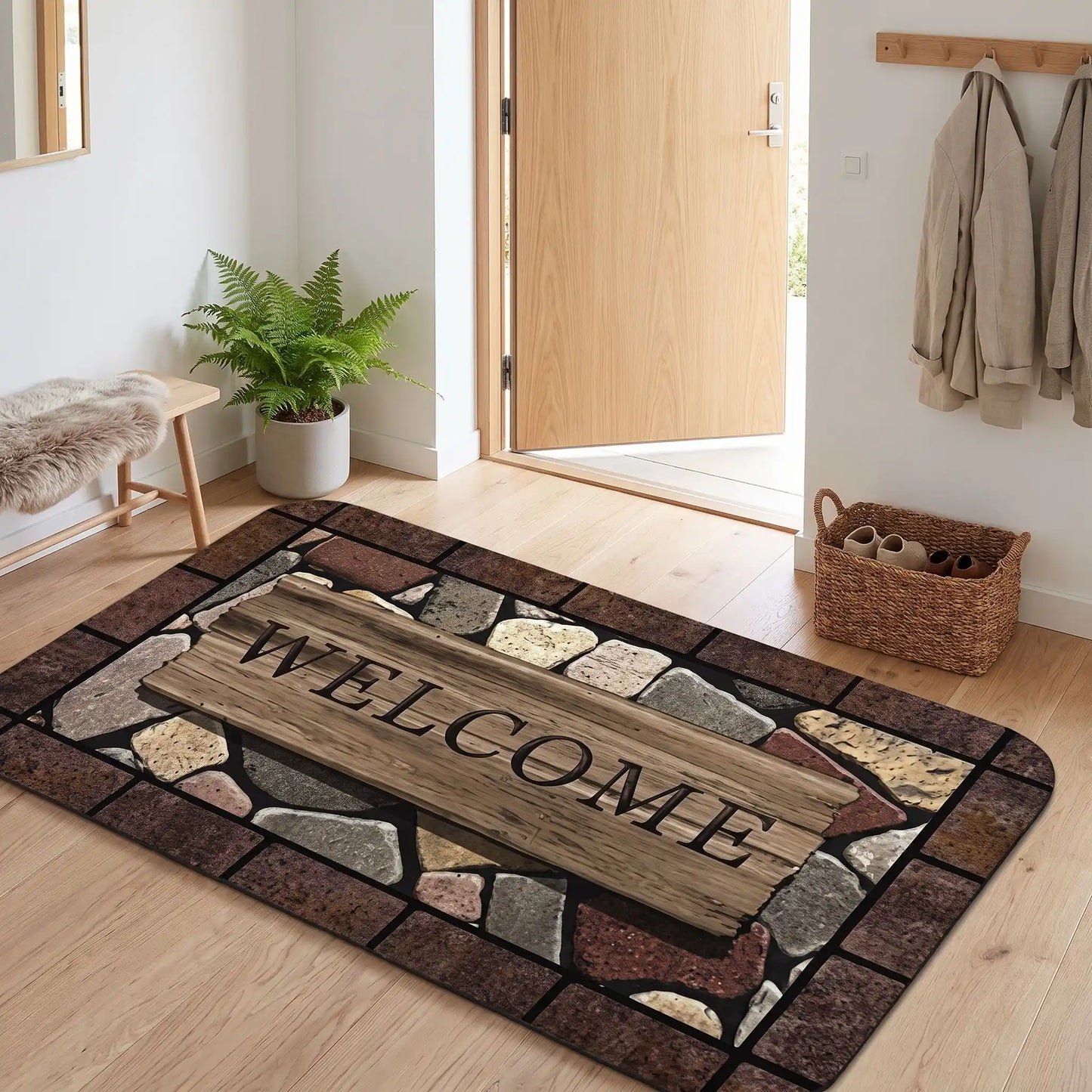 Tapis d’entrée NORDEN™ polyester anti‑humidité antidérapant